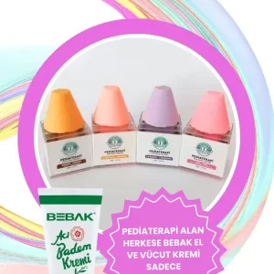 Pediaterapi Lavanta-Portakal-Kahve/Tarçın-Gül/Itır ve Bebak Krem